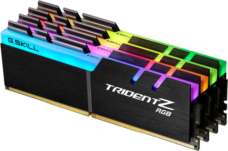 G.SKILL DDR4 64GB(16GB×4枚) 3600MHz G.SKILL Trident Z RGB 64GB (4x16GB) DDR4 3600MHz F4-3600C16Q