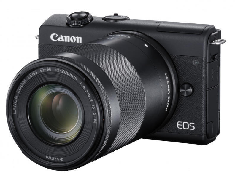 Canon EOS M200 + EF-M 15-45mm IS STM + EF-M 55-200mm  (3699C018AA/3699C030AA) Aparat foto Preturi, Canon EOS M200 + EF-M 15-45mm  IS STM + EF-M 55-200mm (3699C018AA/3699C030AA) aparate foto digital oferte