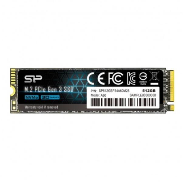 Vásárlás: Silicon Power A60 512GB M.2 PCIe (SP512GBP34A60M28) Belső SSD  meghajtó árak összehasonlítása, A 60 512 GB M 2 PCIe SP 512 GBP 34 A 60 M  28 boltok