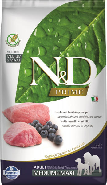 Prime Dog Sheep & Blueberry Adult Medium & Maxi 2,5 kg