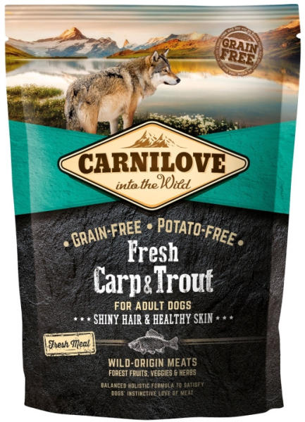 Adult Dog Ponty Trout Hair Healthy Skin 1,5 kg