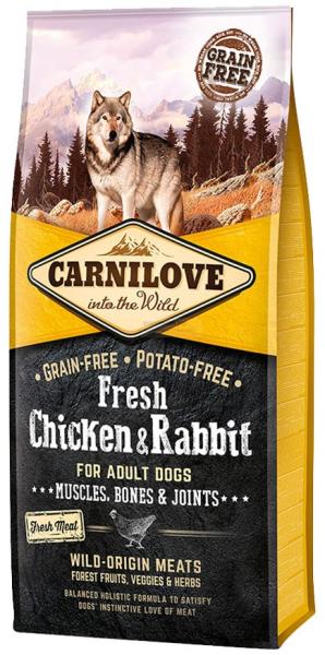 Adult Dog Chicken & Rabbit Muscles Bones Joints 12 kg