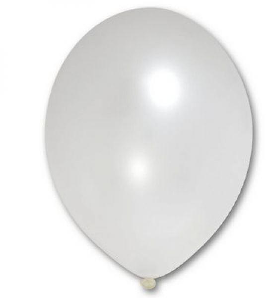 Lufi (metál), gyöngyház, 30cm, 10 db/cs