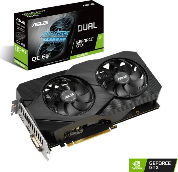 ASUS GeForce GTX 1660 SUPER OC 6GB DDR6 (DUAL-GTX1660S-O6G-EVO