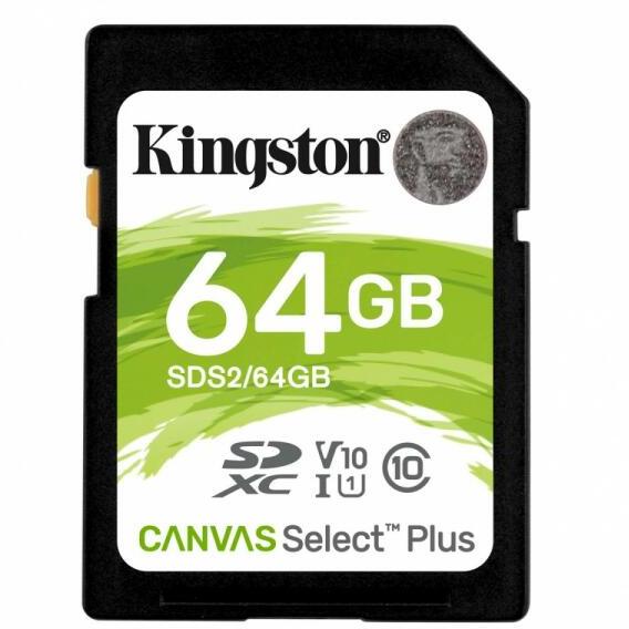 Vásárlás: Kingston SDHC Canvas Select Plus 64GB C10/UHS-I  SDS2/64GB/MKS64GCP, eladó Memóriakártya, olcsó memory card árak