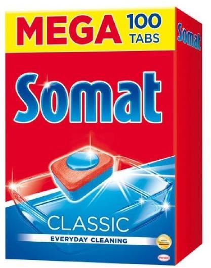 Vásárlás: Somat Classic mosogatógép tabletta (100db) Gépi mosogatószer,  öblítőszer árak összehasonlítása, Classic mosogatógép tabletta 100 db boltok