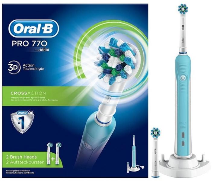 Oral-B PRO 770 Cross Action elektromos fogkefe vásárlás, olcsó Oral-B PRO  770 Cross Action elektromos fogkefe árak, akciók