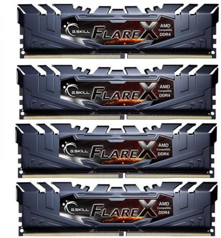 FlareX K4 32GB (4x8GB) DDR4 3200MHz F4-3200C16Q-32GFX