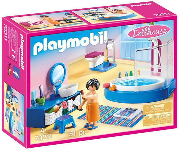 Vásárlás: Playmobil Babaház - Fürdőszoba (70211) Playmobil árak  összehasonlítása, Babaház Fürdőszoba 70211 boltok