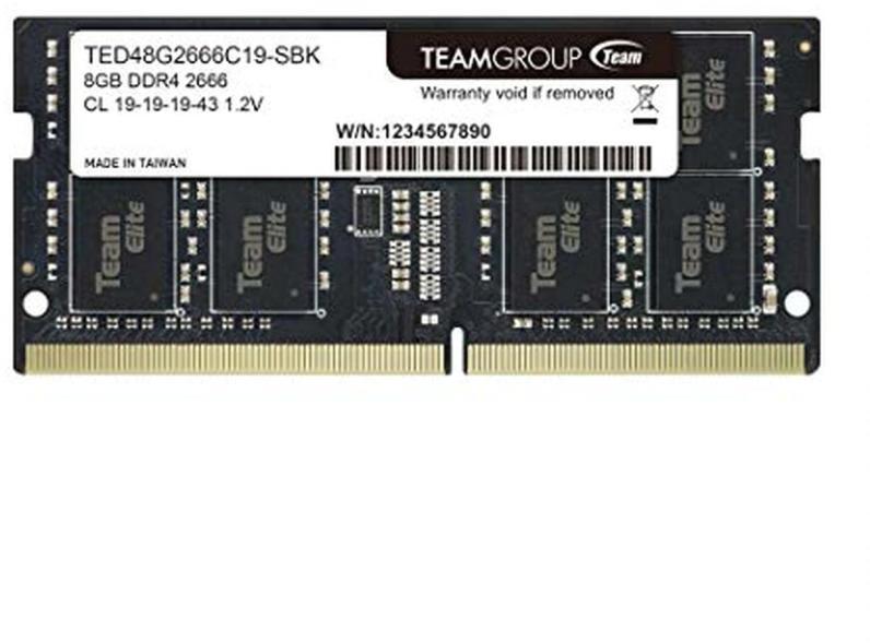 8GB DDR4 2666MHz TED48G2666C19-S01