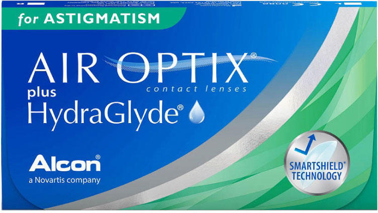 Alcon Air Optix PLUS HydraGlyde for Astigmatism 6 buc - Lentile de contact  torice (Lentile de contact) - Preturi