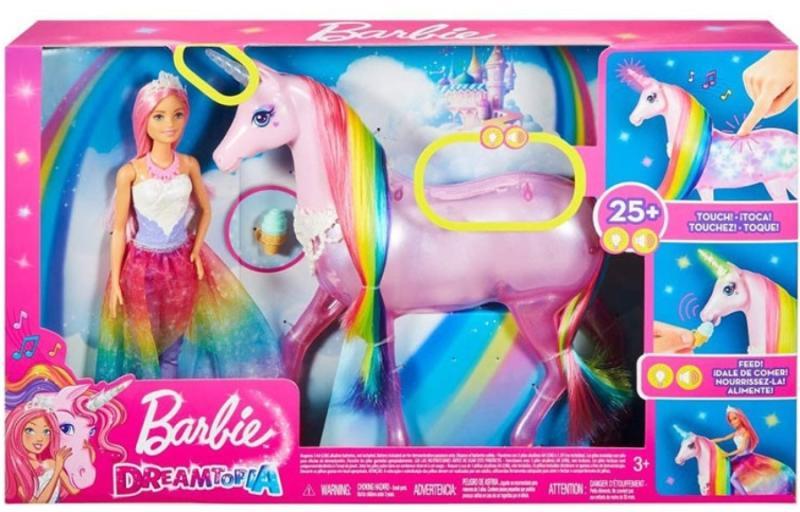 Vásárlás: Mattel Barbie - Dreamtopia - Varázslatos egyszarvú és baba  (FXT26) Barbie baba árak összehasonlítása, Barbie Dreamtopia Varázslatos  egyszarvú és baba FXT 26 boltok
