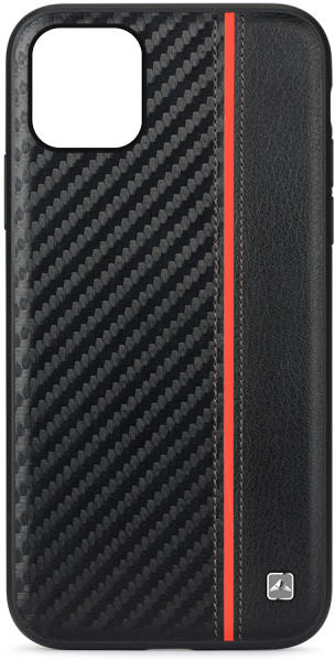 Meleovo Husa iPhone 11 Pro Meleovo Carbon Black & Red (placuta metalica  integrata) (MLVCMXIPBR) (Husa telefon mobil) - Preturi
