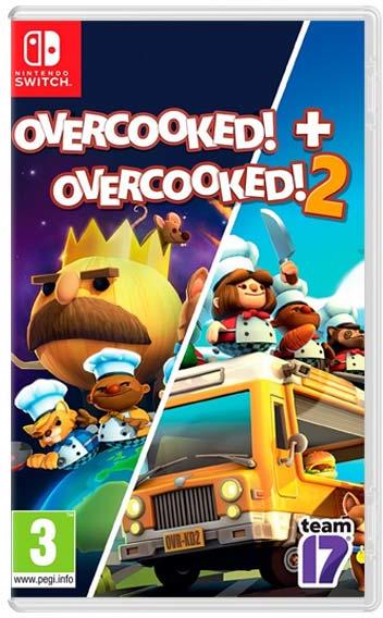 新品OVERCOOKED! + OVERCOOKED! 2 Team17 Overcooked! + Overcooked! 2 (Switch) (Jocuri Nintendo