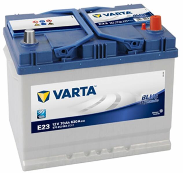 E23 Blue Dynamic 70Ah 630A right+ Asia (570 412 063)