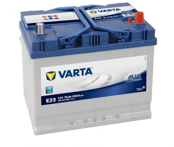 VARTA E23 Blue Dynamic 70Ah 630A right+ Asia (570 412 063) vásárlás, Autó  akkumulátor bolt árak, akciók, autóakku árösszehasonlító