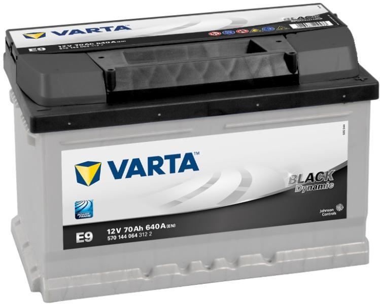 E13 Black Dynamic 70Ah EN 640A right+ (570 409 064)
