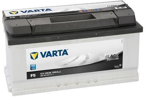 F5 Black Dynamic 88Ah EN 740A right+ (588 403 074)