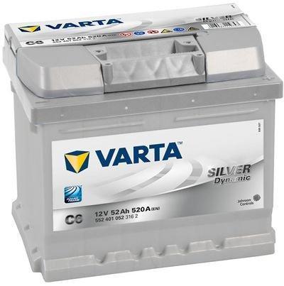 C6 Silver Dynamic 52Ah EN 520A right+ (552 401 052)