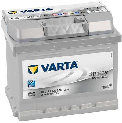 VARTA C6 Silver Dynamic 52Ah EN 520A right+ (552 401 052) vásárlás, Autó  akkumulátor bolt árak, akciók, autóakku árösszehasonlító