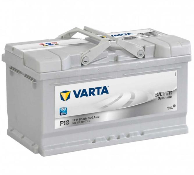 F18 Silver Dynamic 85Ah 800A right+ (585 200 080)