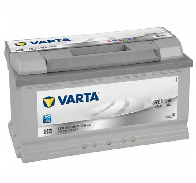 VARTA H3 Silver Dynamic 100Ah En 830A right+ (600 402 083) vásárlás, Autó  akkumulátor bolt árak, akciók, autóakku árösszehasonlító