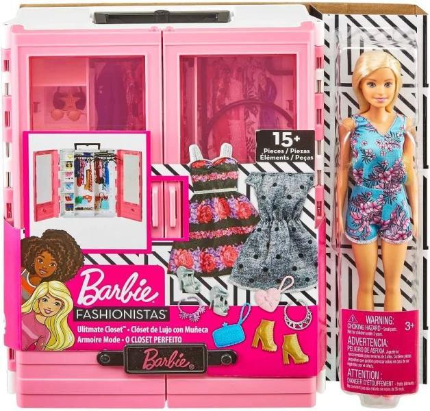 Vásárlás: Mattel Barbie - Fashionistas ruhásszekrény babával (GBK12) Barbie  baba árak összehasonlítása, Barbie Fashionistas ruhásszekrény babával GBK  12 boltok