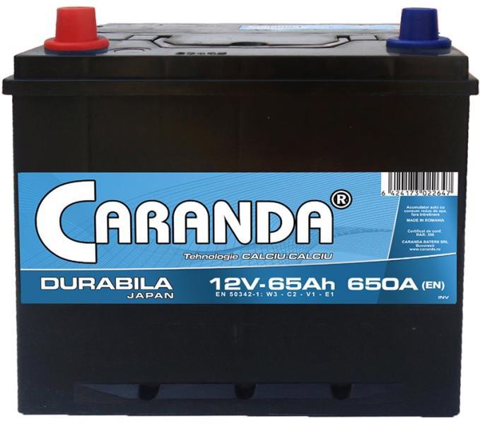 CARANDA 65Ah 650A Japan right+ (Acumulator auto) - Preturi