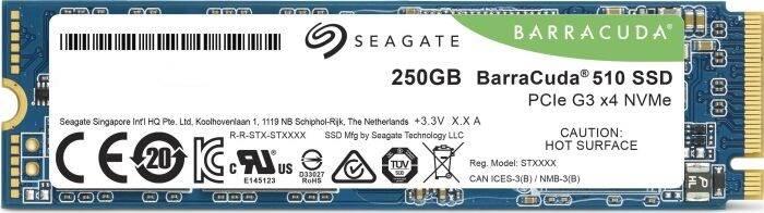 Seagate BarraCuda 510 250GB M.2 ZP250CM3A001 (Solid State Drive SSD intern)  - Preturi