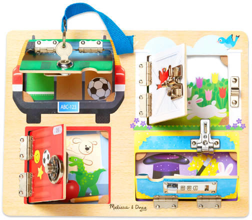 Vásárlás: Melissa & Doug Lakatok és zárak fa készségfejlesztő játék (9540) Készségfejlesztő  játék gyerekeknek árak összehasonlítása, Lakatok és zárak fa készségfejlesztő  játék 9540 boltok