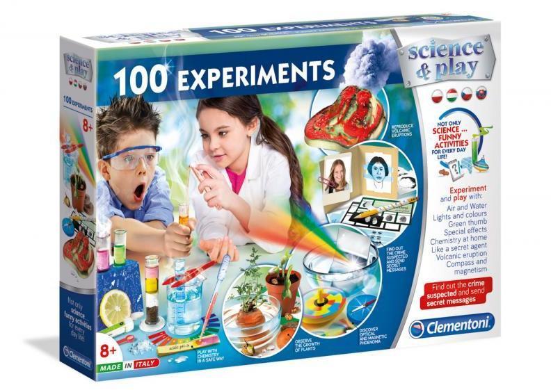 Vásárlás: Clementoni 100 tudományos kísérlet (50152) Tudományos és  ismeretterjesztő játék árak összehasonlítása, 100 tudományos kísérlet 50152  boltok