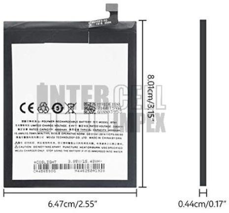 Sony Meizu Note 3 M3 series BT61-A 3.8V 4000mAh Li-Ion akkumulátor  vásárlás, olcsó Sony Mobiltelefon akkumulátor árak, akciók