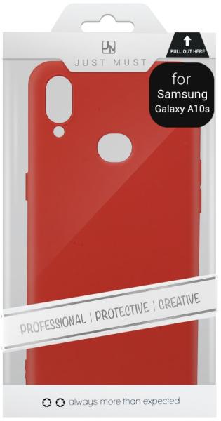 Just Must Husa Samsung Galaxy A10s Just Must Silicon Candy Red  (JMCNDA10SRD) (Husa telefon mobil) - Preturi