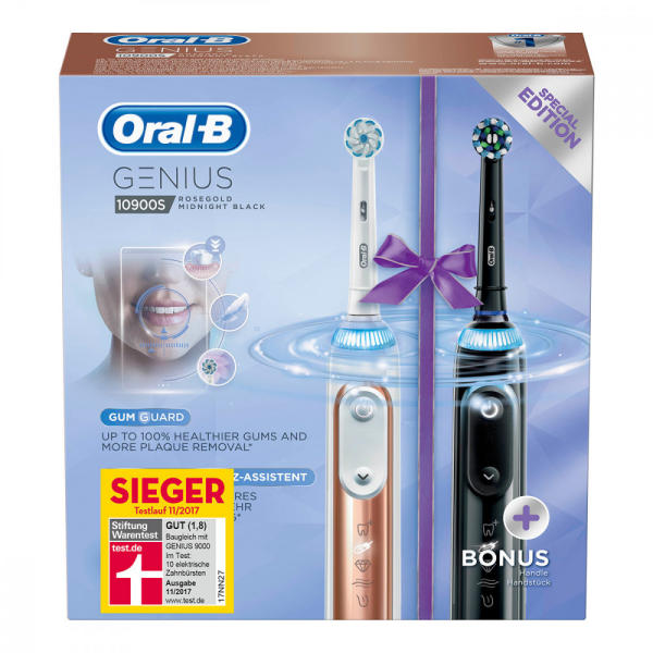 Oral-B Genius 10900S Duopack elektromos fogkefe vásárlás, olcsó Oral-B  Genius 10900S Duopack elektromos fogkefe árak, akciók