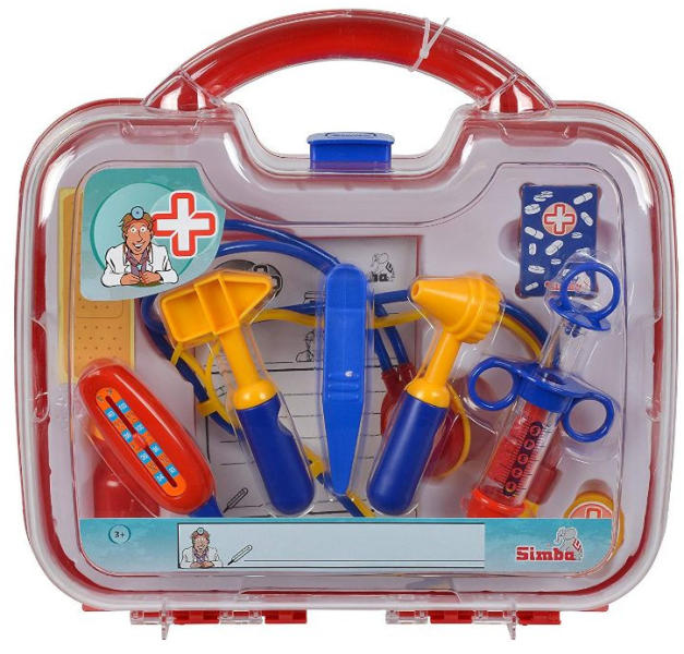 Vásárlás: Simba Toys Orvosi táska játékszett 10db-os (105542578) Orvosnál  árak összehasonlítása, Orvosi táska játékszett 10 db os 105542578 boltok