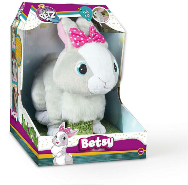 Club Petz - Betsy nyuszi interaktív plüssfigura 27 cm (95861/63679)