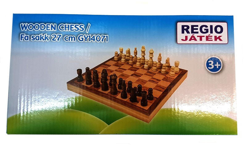 Vásárlás: REGIO JÁTÉK Fa sakk készlet 27cm GY14071 (RG00524) Sakk árak  összehasonlítása, Fa sakk készlet 27 cm GY 14071 RG 00524 boltok