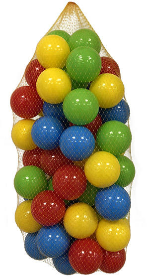 Labdafürdő szett 6,5cm 60db-os (457)