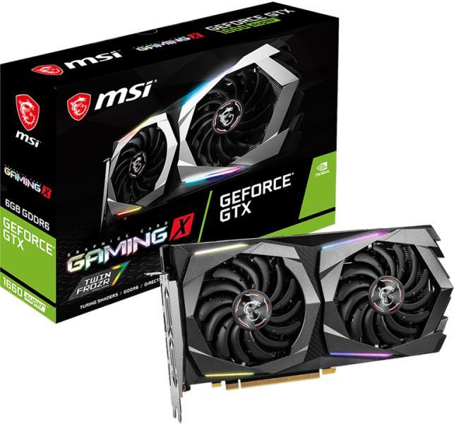 maa Placa video MSI GeForce GTX 1660 SUPER GAMING X 6GB GDDR6 192-bit