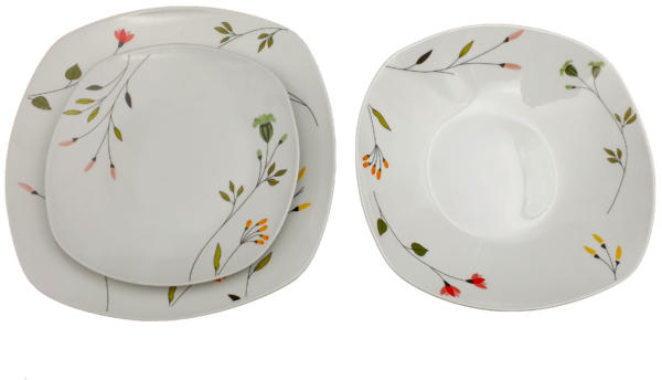 Vásárlás: HomeFavour Apró virágos porcelán étkészlet 18 db-os (251005)  Étkészlet árak összehasonlítása, Apró virágos porcelán étkészlet 18 db os  251005 boltok