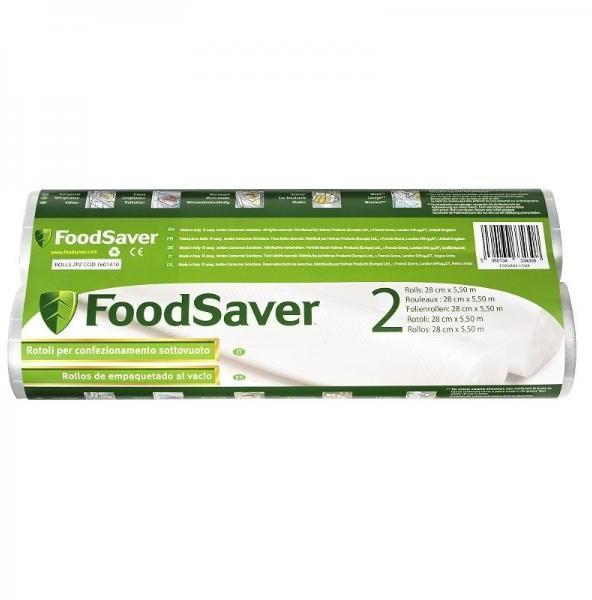 FoodSaver Set de folii pentru aparat de vidat alimente FoodSaver 2x role  28cm (Aparat de lipit pungi) - Preturi