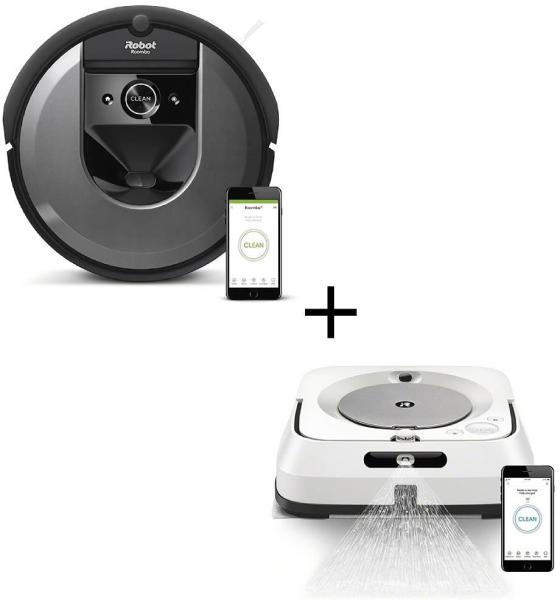 Vásárlás: iRobot Roomba i7 + Braava Jet M6 Takarító robot árak  összehasonlítása, Roomba i 7 Braava Jet M 6 boltok