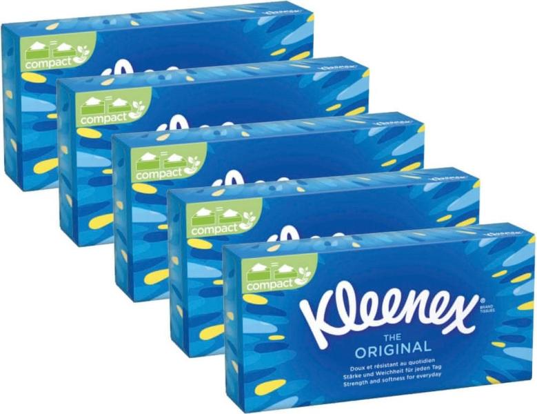 Vásárlás: Kleenex Original Papír zsebkendők Box 5 x 70 db Papírzsebkendő  árak összehasonlítása, KleenexOriginalPapírzsebkendőkBox5x70db boltok