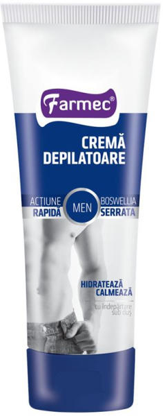 Farmec Crema depilatoare pentru barbati Farmec cu extract de Boswellia  Serrata 150 ml (Indepartarea parului) - Preturi