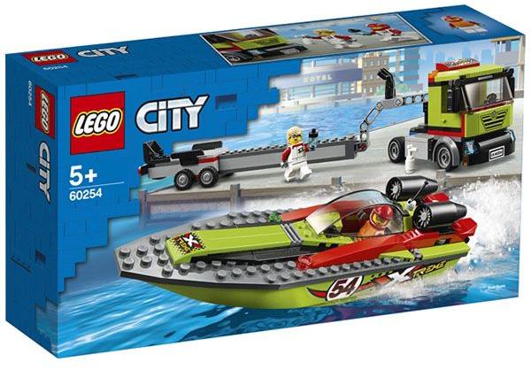 Vásárlás: LEGO® City - Versenycsónak szállító (60254) LEGO árak  összehasonlítása, City Versenycsónak szállító 60254 boltok