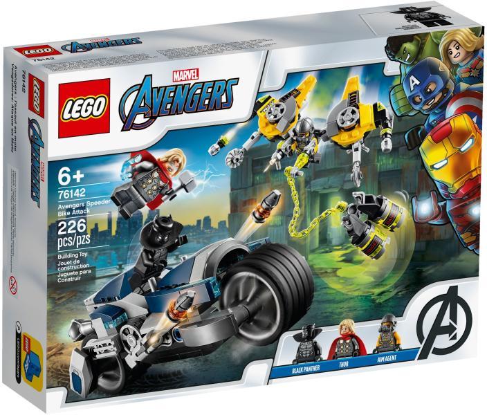 Marvel Super Heroes - Bosszúállók Speeder biciklis támadás (76142)