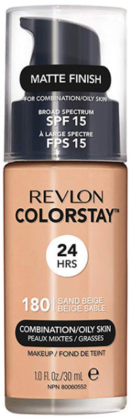 Revlon Fond de ten Colorstay Foundation Combination/Oily Skin Revlon  Colorstay Combination Oily Skin 180 Sand Beige (Fond de ten) - Preturi