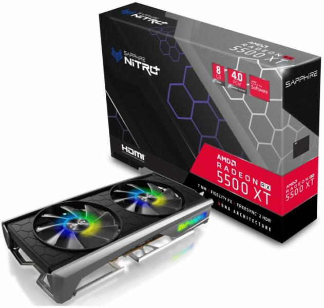 SAPPHIRE Radeon RX 5500 XT SE 8GB GDDR6 128bit (11295-05-20G