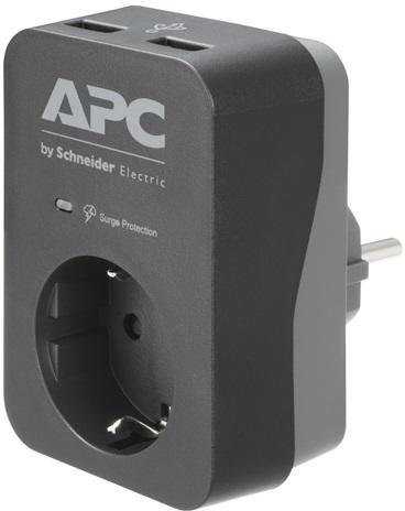 Essential SurgeArrest 1 Plug + 2 USB (PME1WU2B-GR)