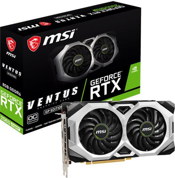 MSI GeForce RTX 2060 8GB GDDR6 256bit (RTX 2060 SUPER VENTUS GP OC) MSI  Видео карти Цени, оферти и мнения, списък с магазини